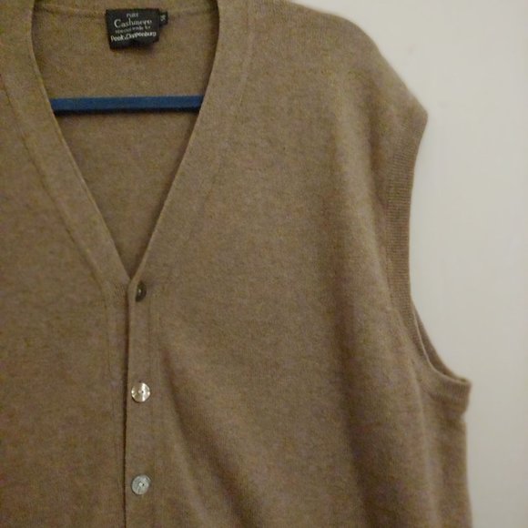 Peek & Cloppenburg Mens Pure Cashmere Taupe Full Size 56 - Picture 3 of 10